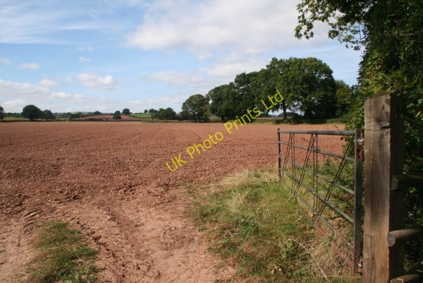 Photo 6"x4" Ploughed field near St. Mary's Church, Kempley Much Marcle c2007