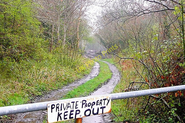 Photo 6"x4" Old railway line Moycullen c2009