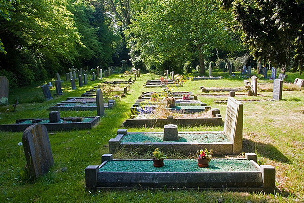 Photo 6"x4" St. Giles Churchyard South Mimms c2009