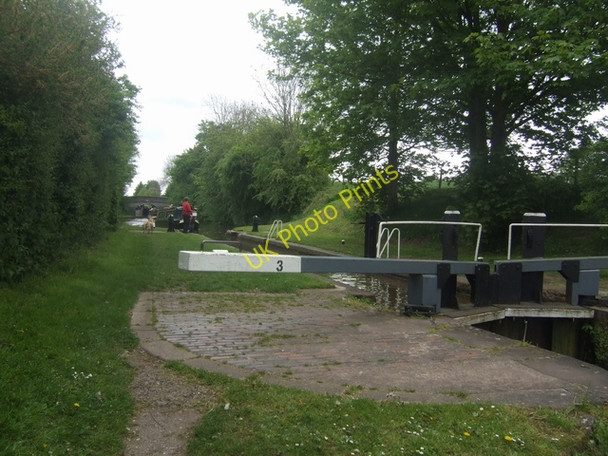 Photo 6"x4" Lock No 3 - Adderley Locks - Shropshire Union Adderley\/SJ6639 c2009