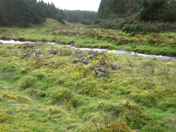 Photo 6"x4" Shieling by Dall Burn in Rannoch Forest Cnoc E\u00f2ghainn c2009