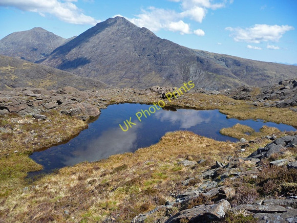 Photo 6"x4" Lochan on Sgurr na Stri Loch nan Leachd c2009