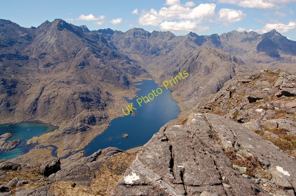 Photo 6"x4" Northwest from Sgur na Stri Loch nan Leachd c2009