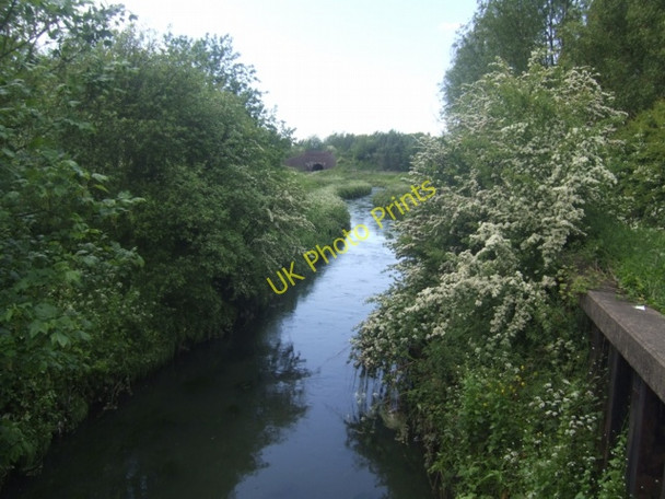 Photo 6"x4" River Tame upstream of Bentley Mill Way Darlaston c2009