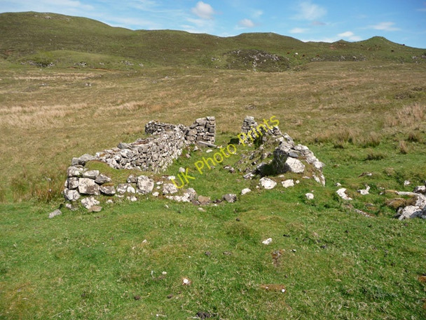 Photo 6"x4" Ruin at South Cuidrach Cuidrach c2009