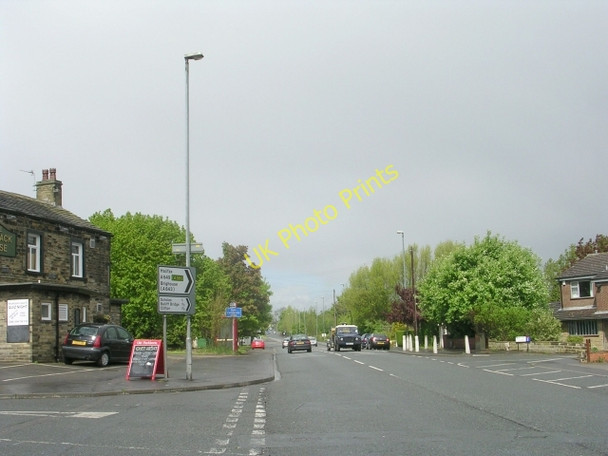Photo 6"x4" Halifax Road - viewed from Moorside Cleckheaton c2009