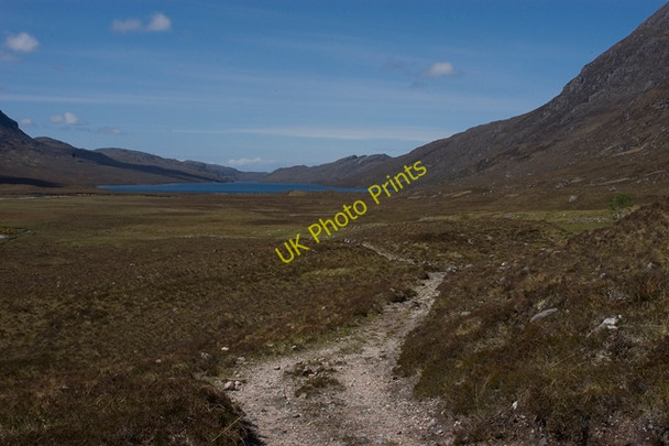 Photo 6"x4" Track to Shenavall Abhainn Srath na Sealga c2009
