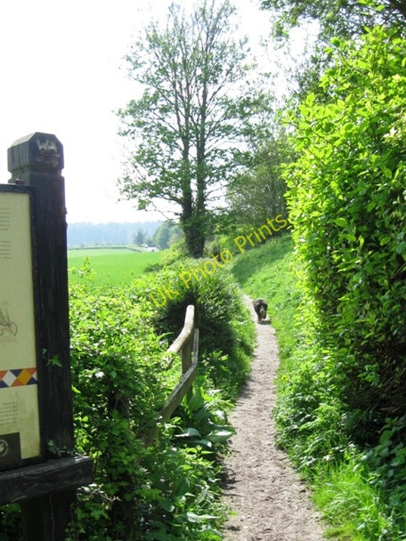 Photo 6"x4" Access Path to the Wendover Arm from the Car Park Buckland\/SP8812 c2009