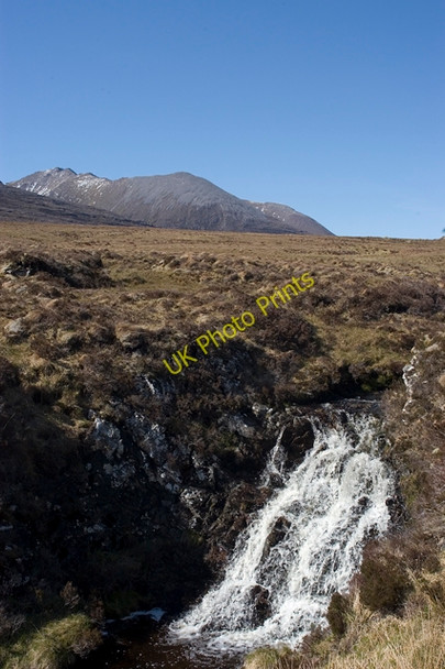 Photo 6"x4" Falls and Glas Mheall Liath Lochain Dubh c2009
