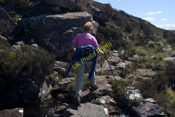 Photo 6"x4" Ford at the Allt na Creiche Deise Meall na h-Uamha\/NG7765 c2009
