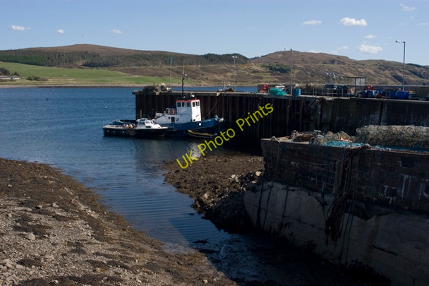 Photo 6"x4" Pier at Aird Point, Aultbea Drumchork\/NG8788 c2009