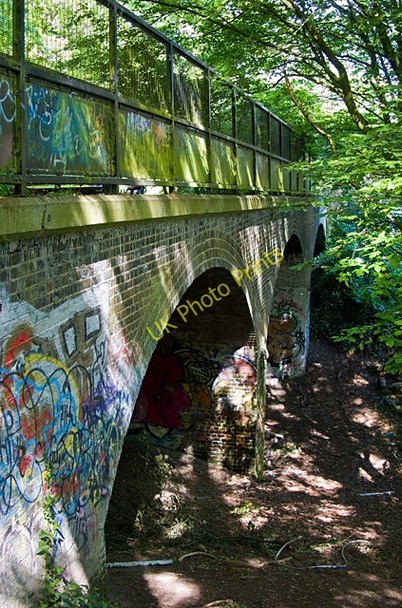 Photo 6"x4" Bridge Over The Alexandra Palace Branch Hornsey c2009