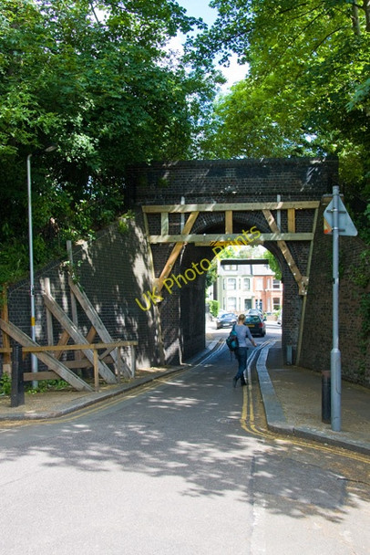 Photo 6"x4" Bridge over Northwood Road Hornsey c2009