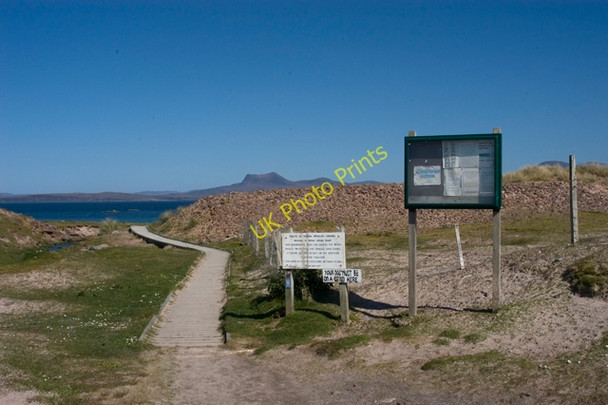 Photo 6"x4" Boardwalk to Camas a'Charraig Mellon Udrigle c2009