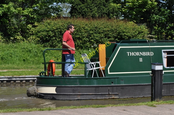 Photo 6"x4" Canal narrowboat at Alvecote Tamworth c2009