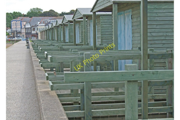 Photo 6"x4" Beach Huts Whitstable c2009