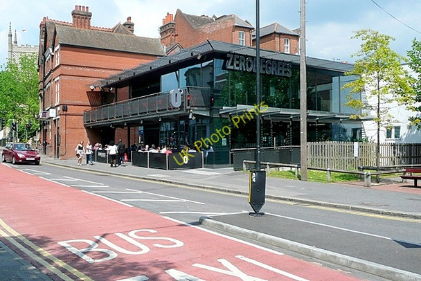 Photo 6"x4" Zero degrees, Bridge Street Reading c2009