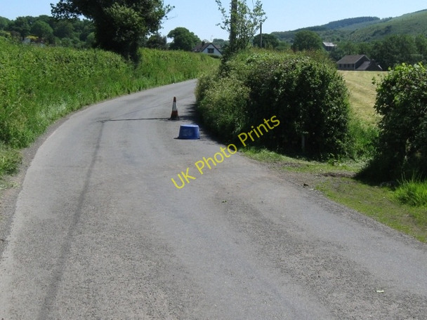 Photo 6"x4" Ad-hoc road-signs, harvest time, West Wales Bethlehem c2009