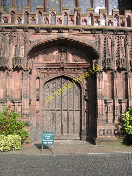 Photo 6"x4" West Door of Chester Cathedral Chester c2007