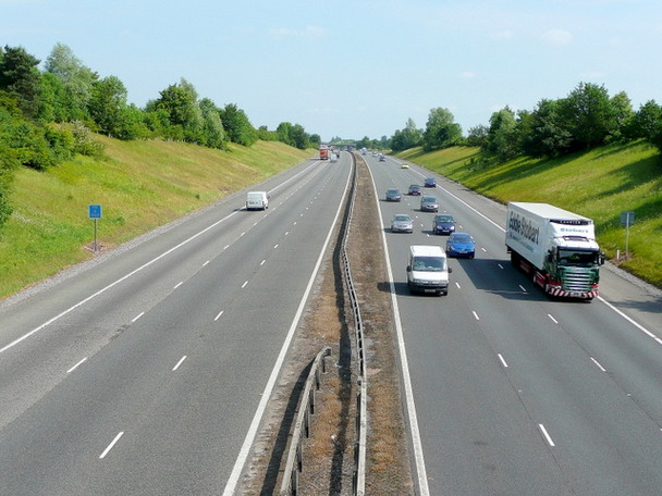 Photo 6"x4" M5 northbound Higher Durston c2009