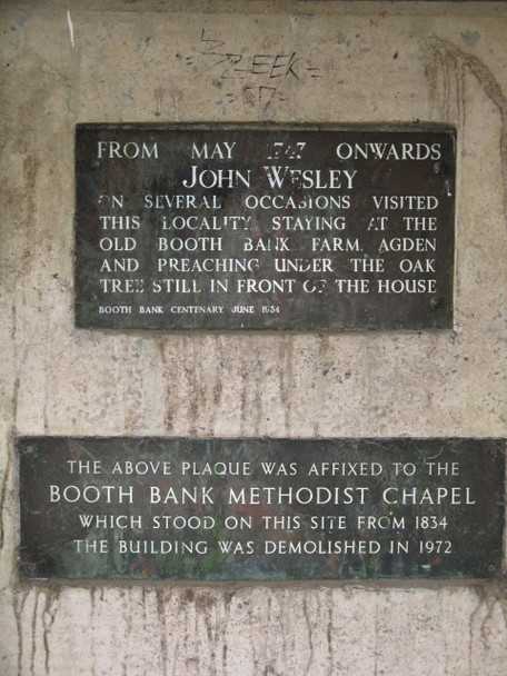 Photo 6"x4" John Wesley Memorial Plaques Arthill c2009
