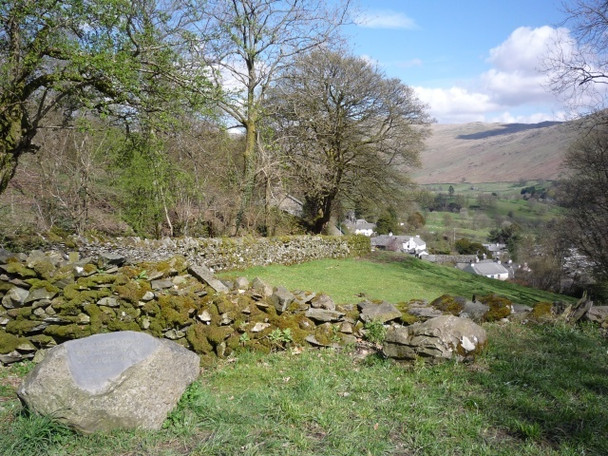 Photo 6"x4" Troutbeck from a bench Town End\/NY4002 c2009