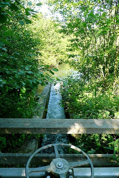 Photo 6"x4" Salmon ladder on the canal Enborne c2009