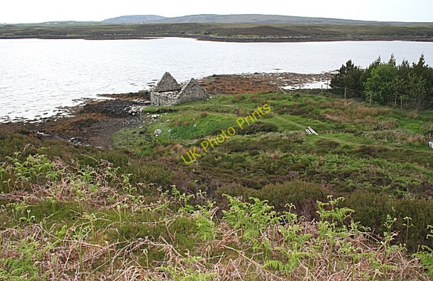 Photo 6"x4" Ruin by Long Langass Loch Euphort c2009