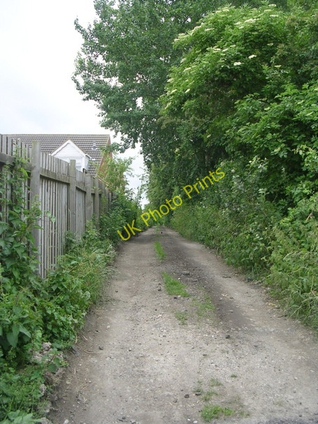 Photo 6"x4" Footpath - Westfield Lane Moorthorpe c2009