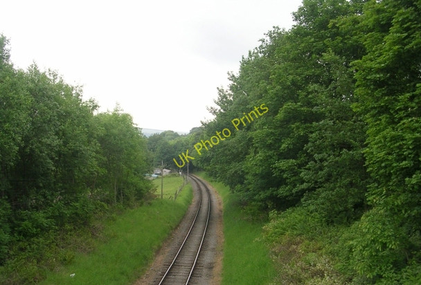 Photo 6"x4" View from Bridge on Keighley & Worth Valley Line - Woodhouse Road Keighley c2009