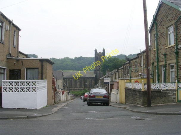 Photo 6"x4" Back Caister Street - Queen's Road Keighley c2009
