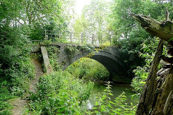 Photo 6"x4" Coley branch line bridge Reading c2009