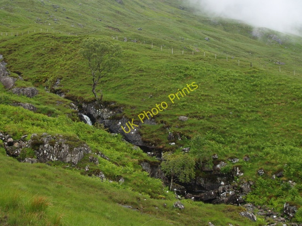 Photo 6"x4" Allt na Feithe Allt Coire Chicheanais c2009