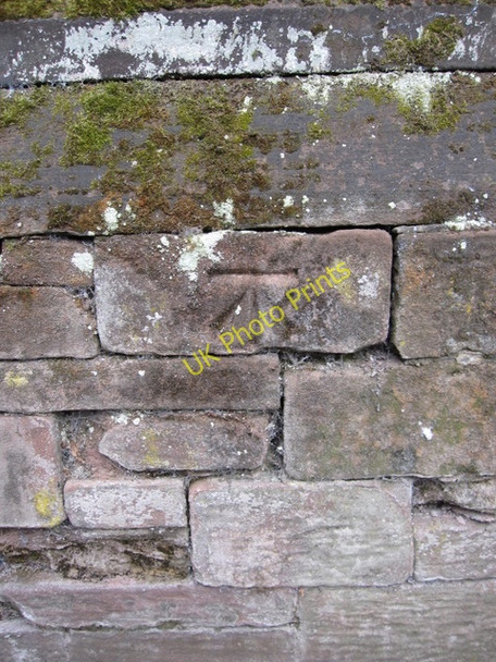 Photo 6"x4" Benchmark outside Grosvenor Park Chester c2009