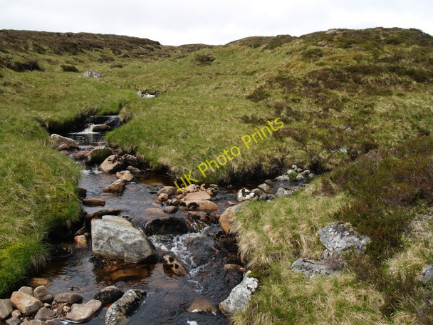 Photo 6"x4" Small confluence, Blackcorrie Burn Blackcorrie Burn c2009