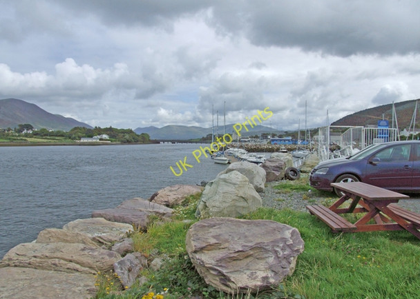 Photo 6"x4" Riverside view Cahersiveen c2008
