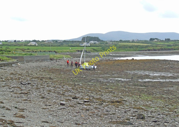 Photo 6"x4" Valencia river shore at Mannix Point Cahersiveen c2008