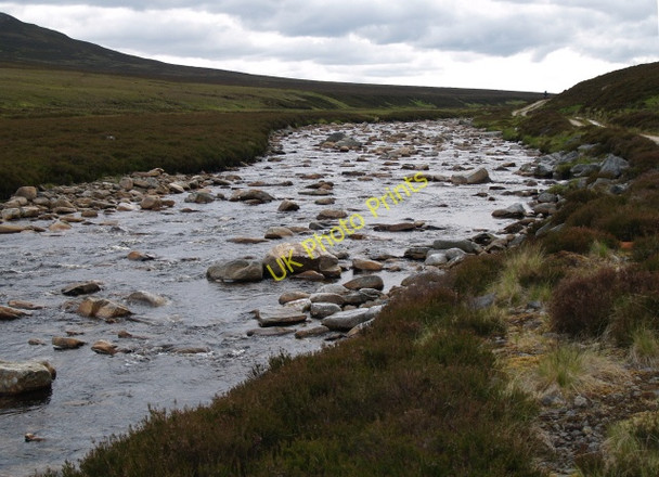 Photo 6"x4" Evening, Geldie Burn Cnapan Garbh c2009