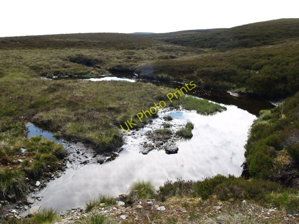 Photo 6"x4" Bogpool near Geldie Lodge track Scarsoch Bheag c2009