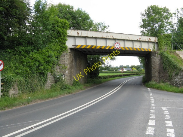 Photo 6"x4" Railway Overbridge, A465 Eau Withington c2009
