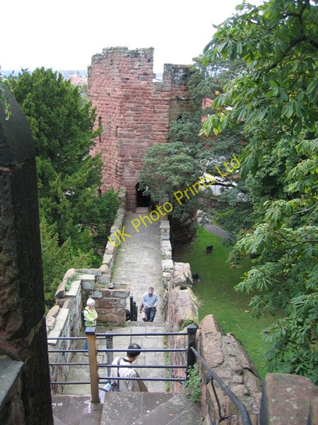 Photo 6"x4" The Spur Wall and the Water Tower Chester c2007