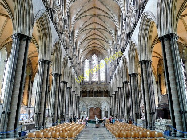 Photo 6"x4" Salisbury Cathedral detail 2 Salisbury c2009