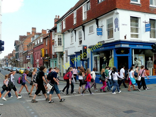 Photo 6"x4" Crossing as one Salisbury c2009