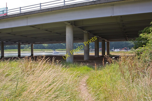 Photo 6"x4" Beneath M27 motorway bridge Lower Swanwick c2009