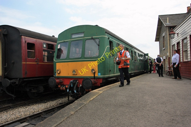 Photo 6"x4" Handing over the token, Levisham Station Newton-on-Rawcliffe c2009
