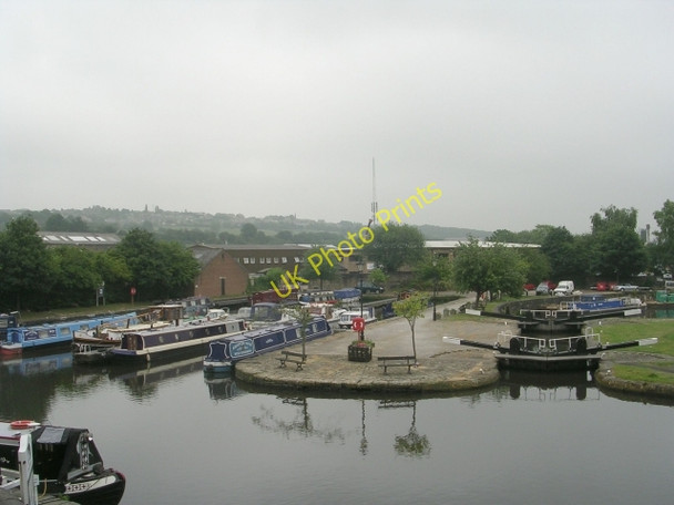 Photo 6"x4" Calder & Hebble Navigation - viewed from Brighouse Basin Bridge Brighouse\/SE1423 c2009
