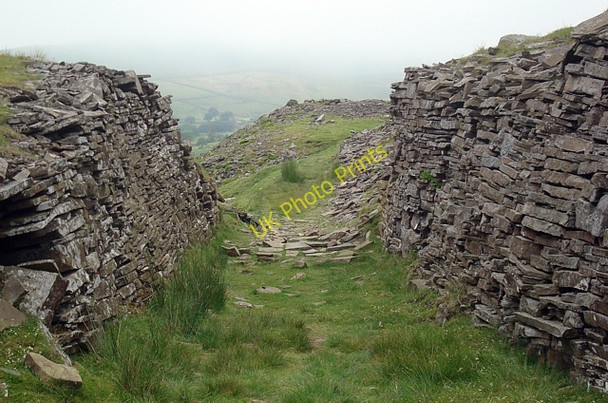 Photo 6"x4" Quarry workings, Stags Fell Simonstone\/SD8791 c2009