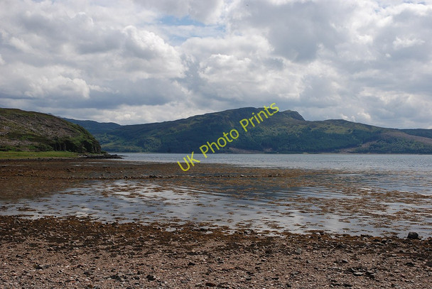 Photo 6"x4" Loch Duich foreshore at Balmacara Balmacara c2009
