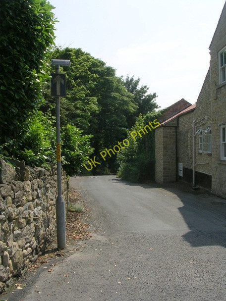 Photo 6"x4" Old Station Road - viewed from Main Street Ampleforth c2009
