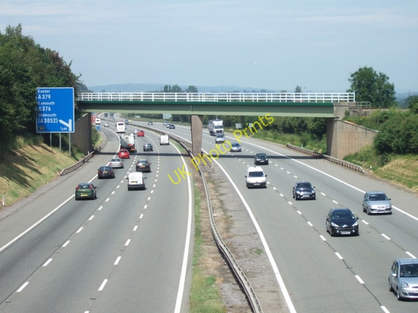 Photo 6"x4" M5 on the south-east of Exeter Topsham c2009